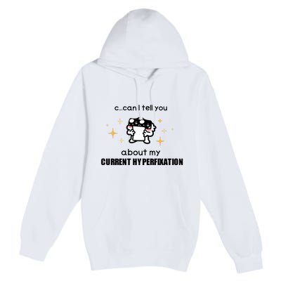 Can I Tell You About My Current Hyperfixation Premium Pullover Hoodie