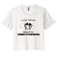 Can I Tell You About My Current Hyperfixation Women's Crop Top Tee