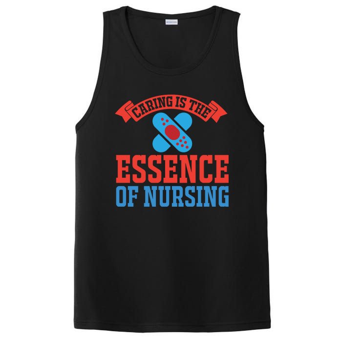 Caring Is The Essence Of Nursing PosiCharge Competitor Tank