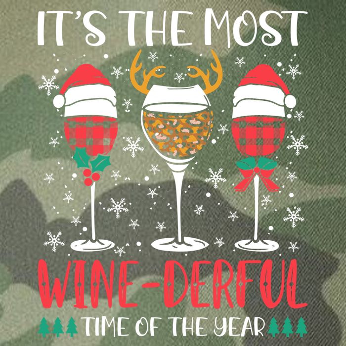 Christmas It's The Most Wine Derful Time Of The Year Legacy Tie Dye Trucker Hat