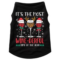 Christmas It's The Most Wine Derful Time Of The Year Doggie Tank