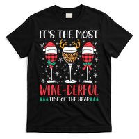 Christmas It's The Most Wine Derful Time Of The Year T-Shirt