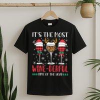 Christmas It's The Most Wine Derful Time Of The Year T-Shirt