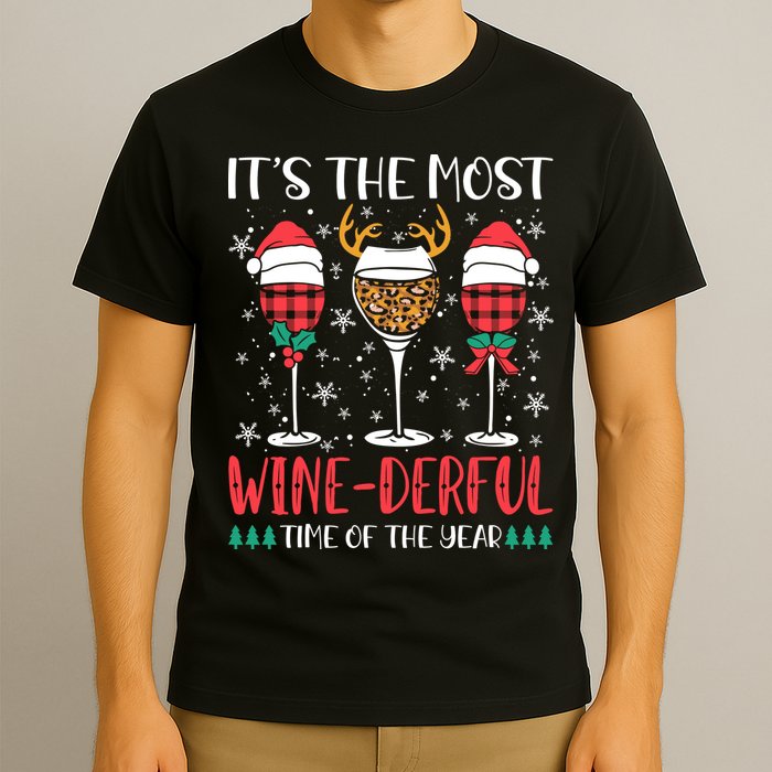 Christmas It's The Most Wine Derful Time Of The Year T-Shirt