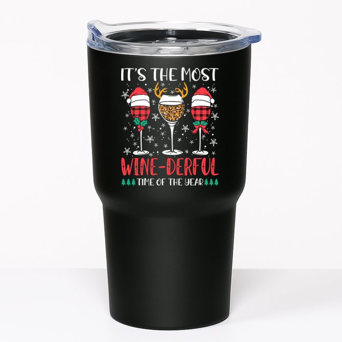 Christmas It's The Most Wine Derful Time Of The Year Tumbler
