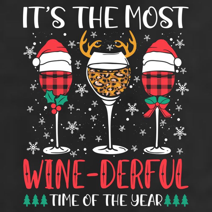 Christmas It's The Most Wine Derful Time Of The Year 25L Jumbo Tote