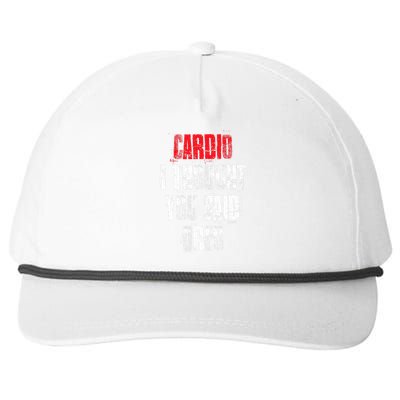 Cardio I Thought You Said Oreo Funny Gym Fitness Workout Snapback Five-Panel Rope Hat