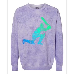 Cricket Is The Bacon Of Sports Cricket Player Funny Cricket Colorblast Crewneck Sweatshirt