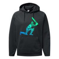 Cricket Is The Bacon Of Sports Cricket Player Funny Cricket Performance Fleece Hoodie