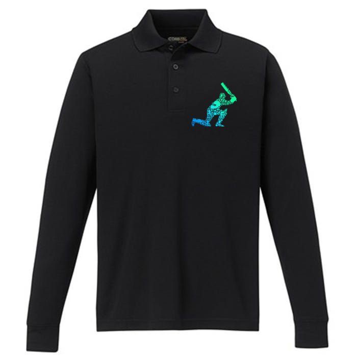 Cricket Is The Bacon Of Sports Cricket Player Funny Cricket Performance Long Sleeve Polo