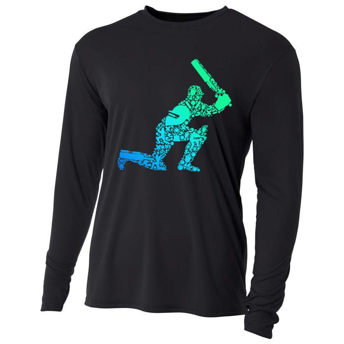 Cricket Is The Bacon Of Sports Cricket Player Funny Cricket Cooling Performance Long Sleeve Crew