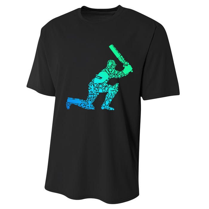 Cricket Is The Bacon Of Sports Cricket Player Funny Cricket Performance Sprint T-Shirt