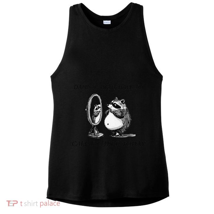 Call In Thicc Today Sick Day Funny Meme Ladies PosiCharge Tri-Blend Wicking Tank