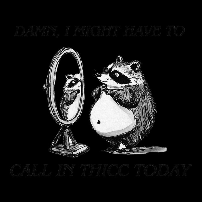 Call In Thicc Today Sick Day Funny Meme Sweatshirt