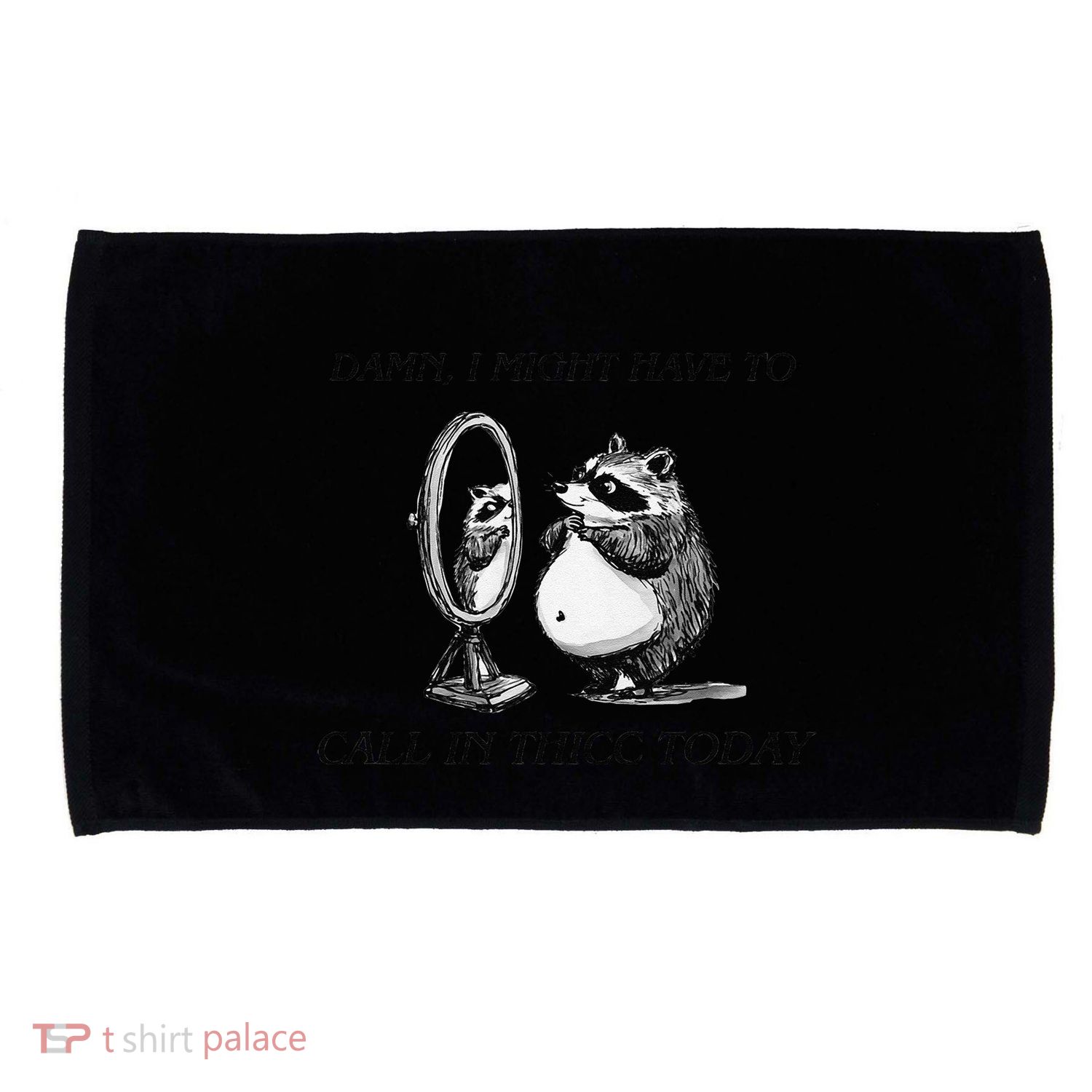 Call In Thicc Today Sick Day Funny Meme Microfiber Hand Towel