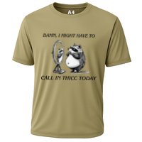Call In Thicc Today Sick Day Funny Meme Cooling Performance Crew T-Shirt