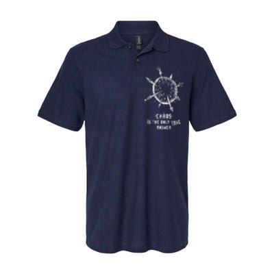 Chaos Is The Only True Answer Softstyle Adult Sport Polo