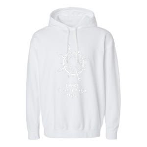 Chaos Is The Only True Answer Garment-Dyed Fleece Hoodie