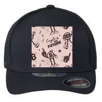 Crypto Is The Future Retro Flexfit Unipanel Trucker Cap