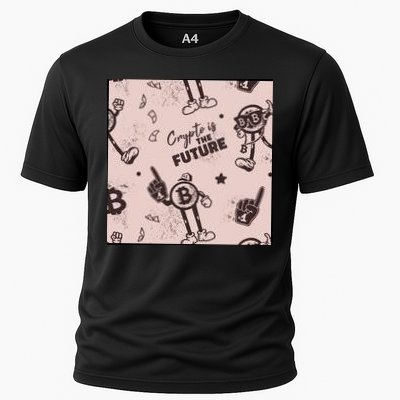 Crypto Is The Future Retro Performance Shirt