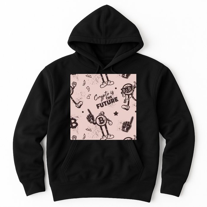 Crypto Is The Future Retro Hoodie