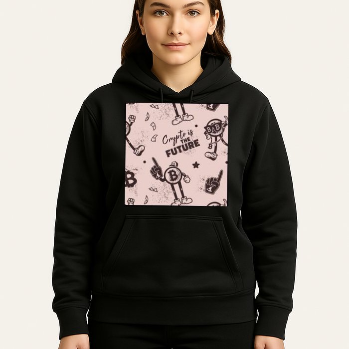 Crypto Is The Future Retro Hoodie