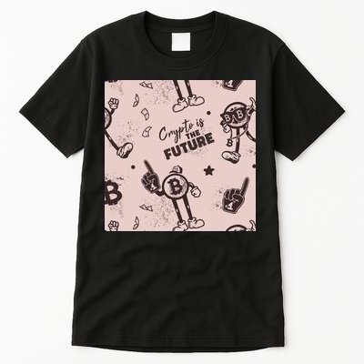 Crypto Is The Future Retro Tall T-Shirt