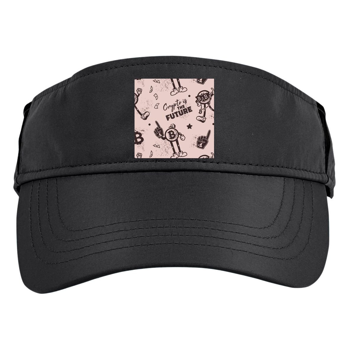 Crypto Is The Future Retro Adult Drive Performance Visor