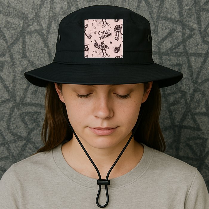 Crypto Is The Future Retro Bucket Hat