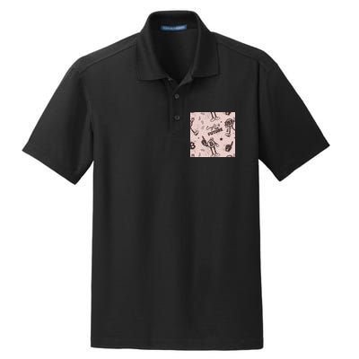 Crypto Is The Future Retro Dry Zone Grid Polo