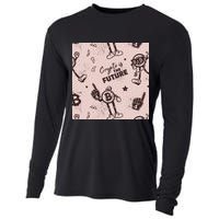 Crypto Is The Future Retro Cooling Performance Long Sleeve Crew