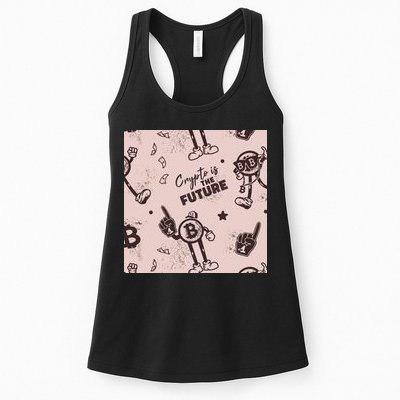Crypto Is The Future Retro Womens Tank Top
