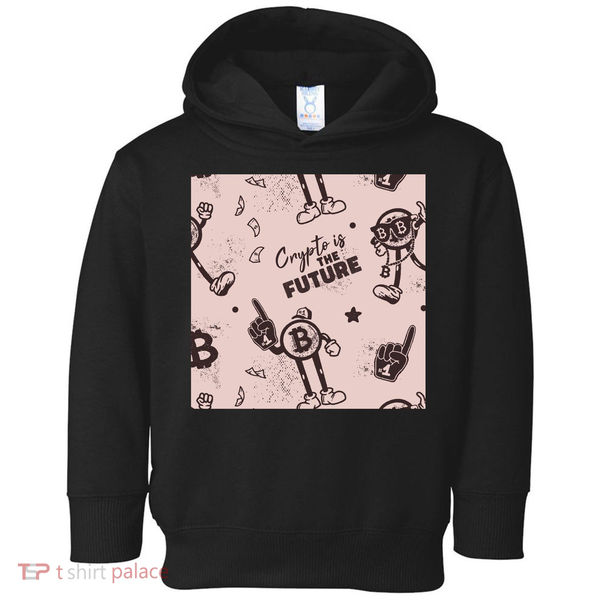 Crypto Is The Future Retro Toddler Hoodie