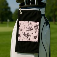 Crypto Is The Future Retro Golf Towel