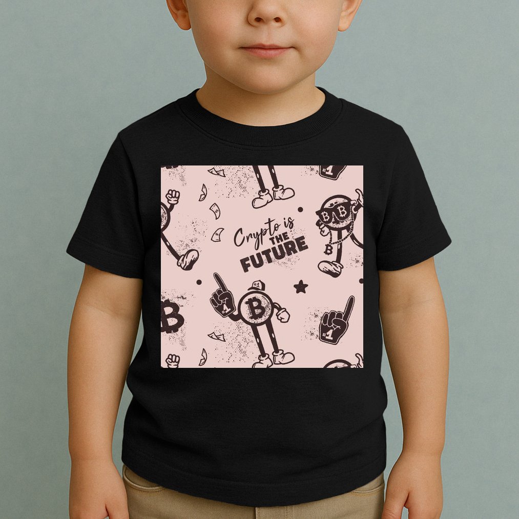 Crypto Is The Future Retro Toddler T-Shirt