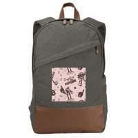 Crypto Is The Future Retro Cotton Canvas Backpack
