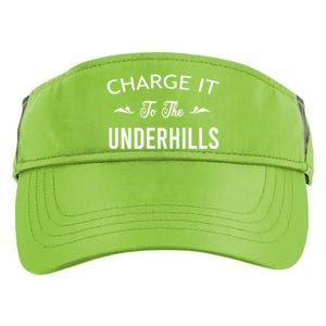 Charge It To The Underhills Adult Drive Performance Visor