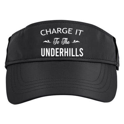 Charge It To The Underhills Adult Drive Performance Visor