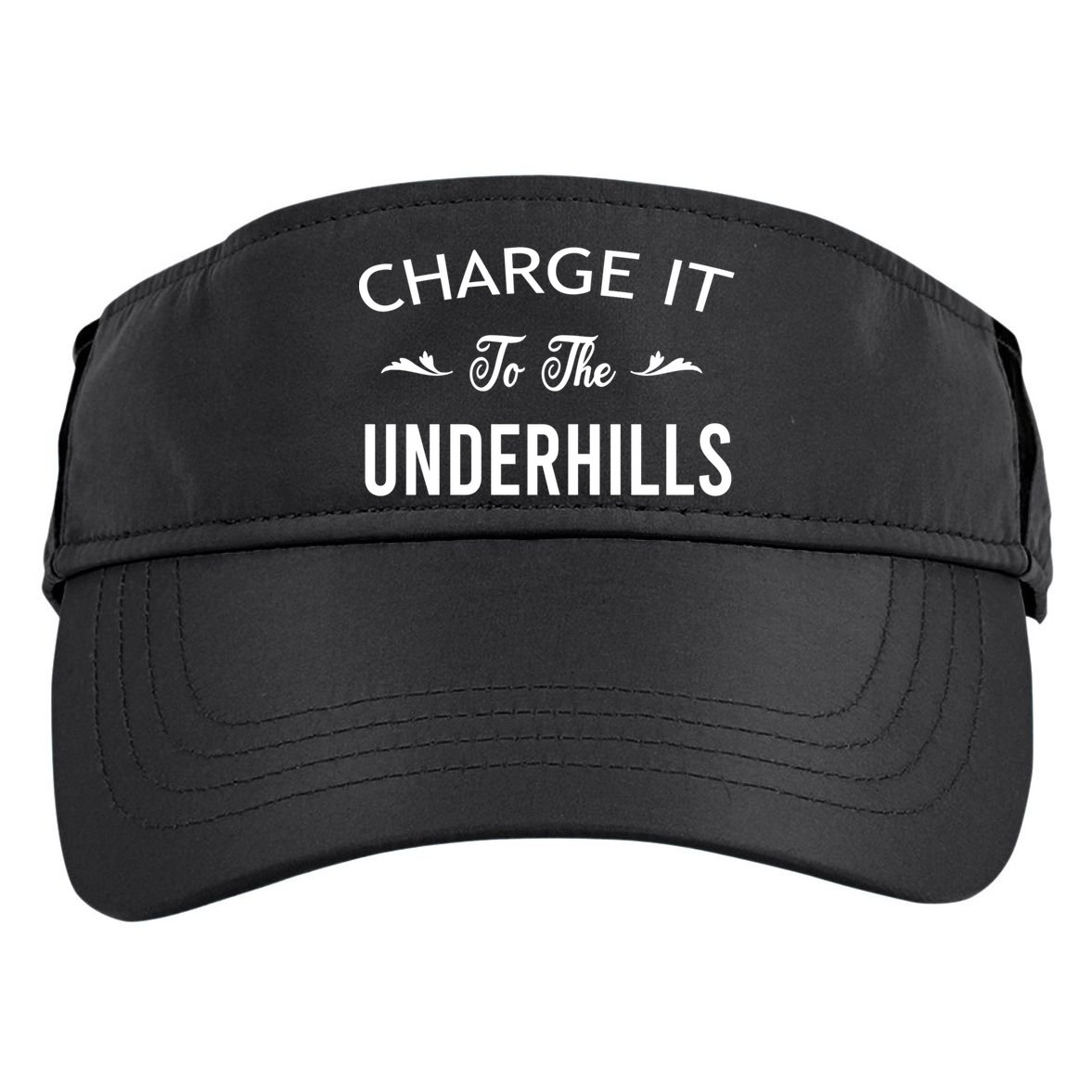 Charge It To The Underhills Adult Drive Performance Visor