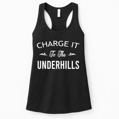 Charge It To The Underhills Womens Tank Top