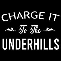 Charge It To The Underhills Women's V-Neck T-Shirt