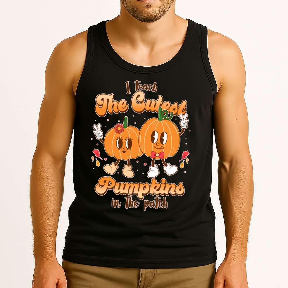 Cute I Teach The Cutest Pumpkins In The Patch Teacher Life Tank Top
