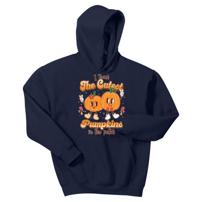 Cute I Teach The Cutest Pumpkins In The Patch Teacher Life Kids Hoodie