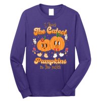 Cute I Teach The Cutest Pumpkins In The Patch Teacher Life Long Sleeve Shirt