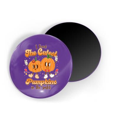 Cute I Teach The Cutest Pumpkins In The Patch Teacher Life Magnet