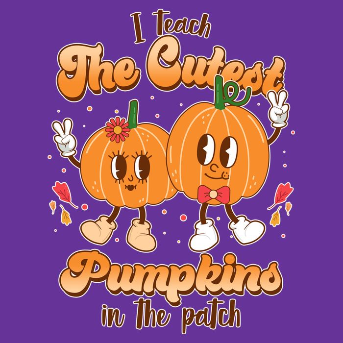 Cute I Teach The Cutest Pumpkins In The Patch Teacher Life Magnet