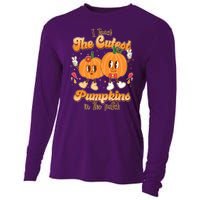 Cute I Teach The Cutest Pumpkins In The Patch Teacher Life Cooling Performance Long Sleeve Crew