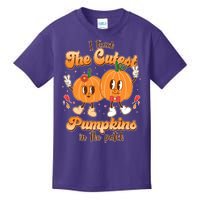 Cute I Teach The Cutest Pumpkins In The Patch Teacher Life Kids T-Shirt