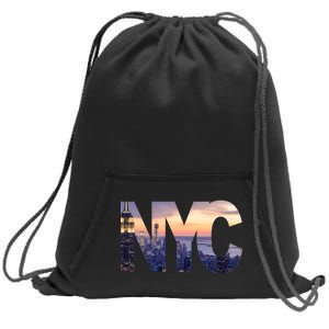 City Of NYC Sweatshirt Cinch Pack Bag