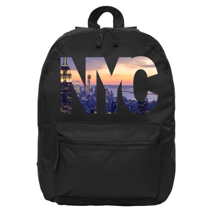 City Of NYC 16 in Basic Backpack